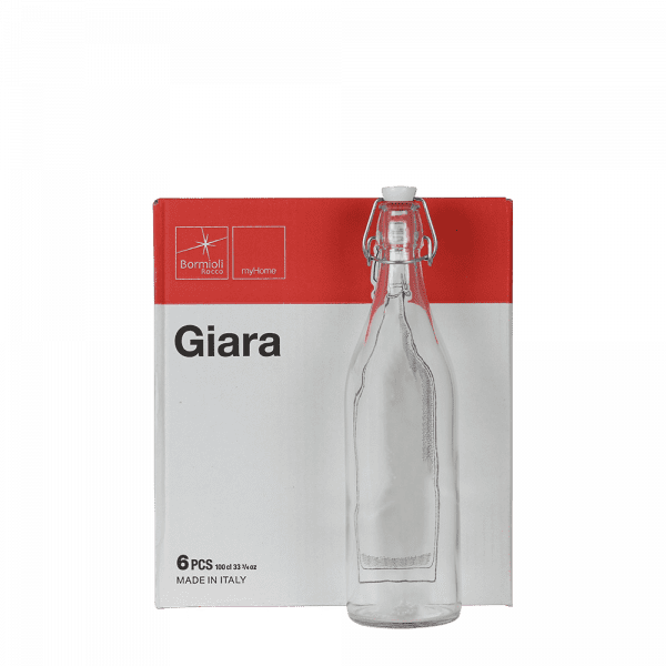 Beugelfles rond | PRIJSTOPPER 1 Liter doos 6 stuks