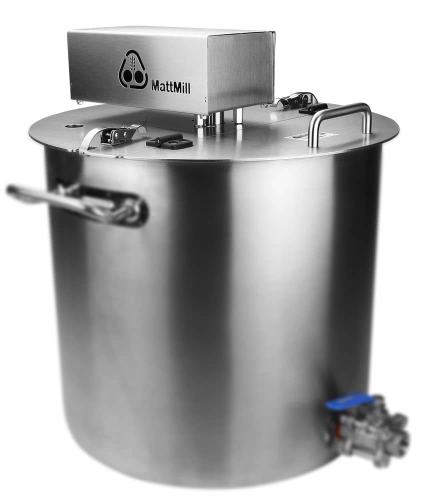 MattMill Motorized Mash Mixer for Brew Kettle 27 litres