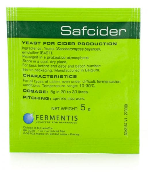 Fermentis Safcider AB-1 Yeast Bag 5 g