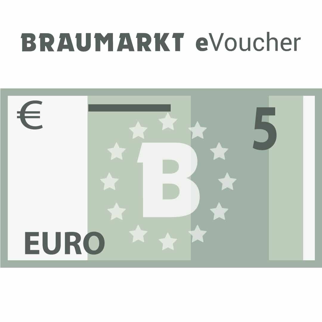 Digitale Braumarkt cadeaubon  / eVoucher: 5 Euro