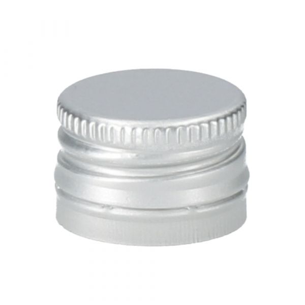 Pilferproof schroefdop MIDI 22 x 14 mm ZILVER 10 st