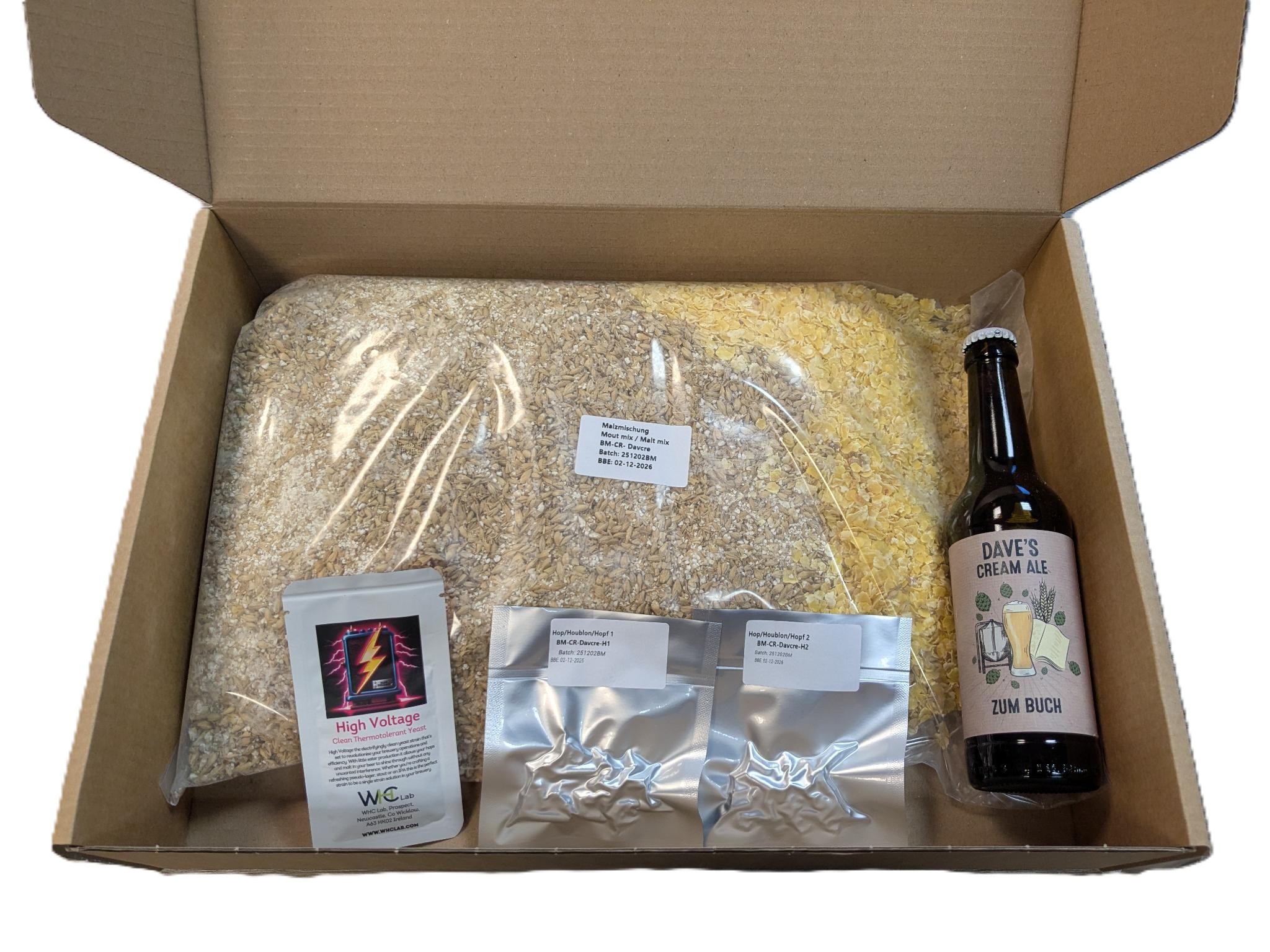 Craft-brouwset Dave's Cream Ale 12 l compleet