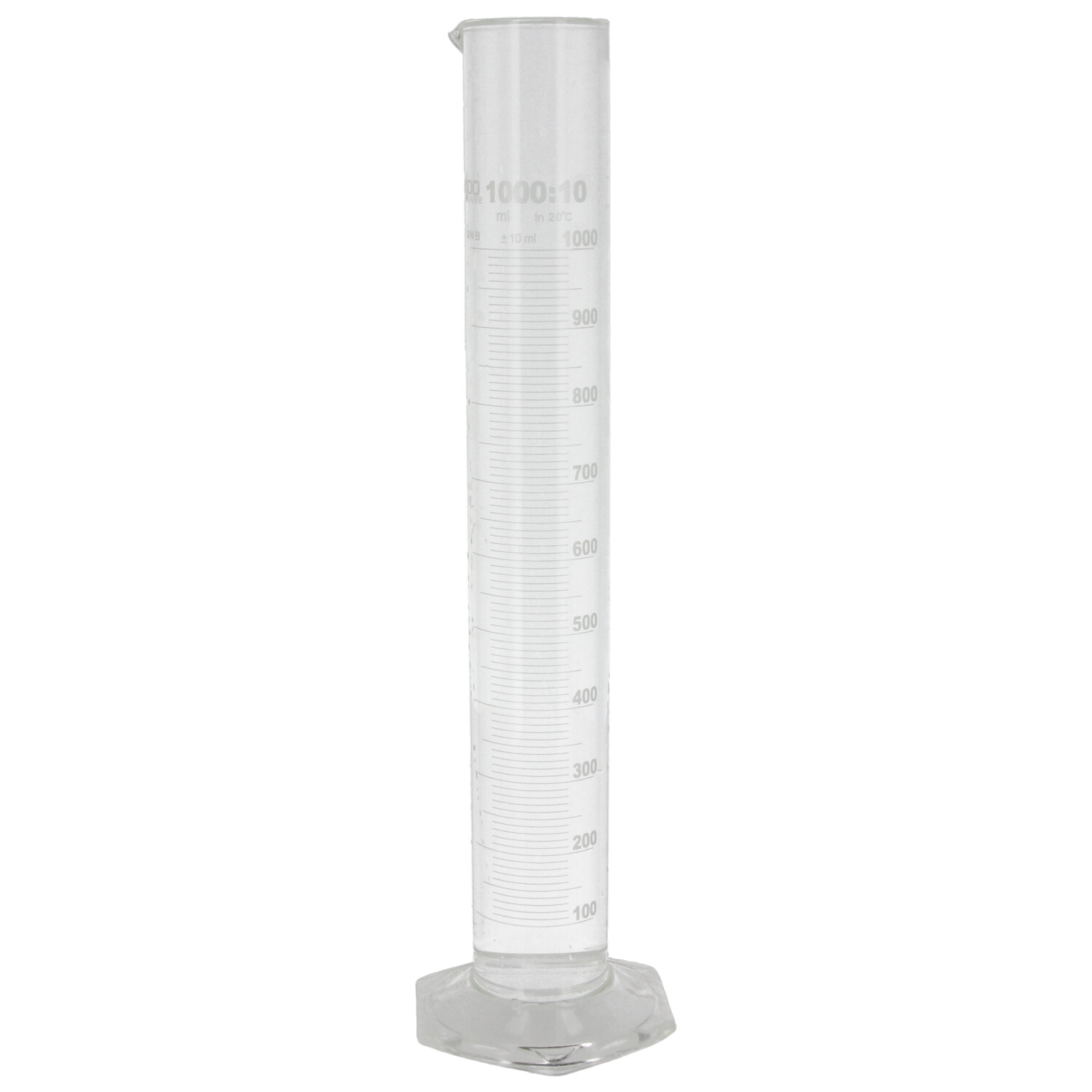 Glass foot measuring glass 1000 ml