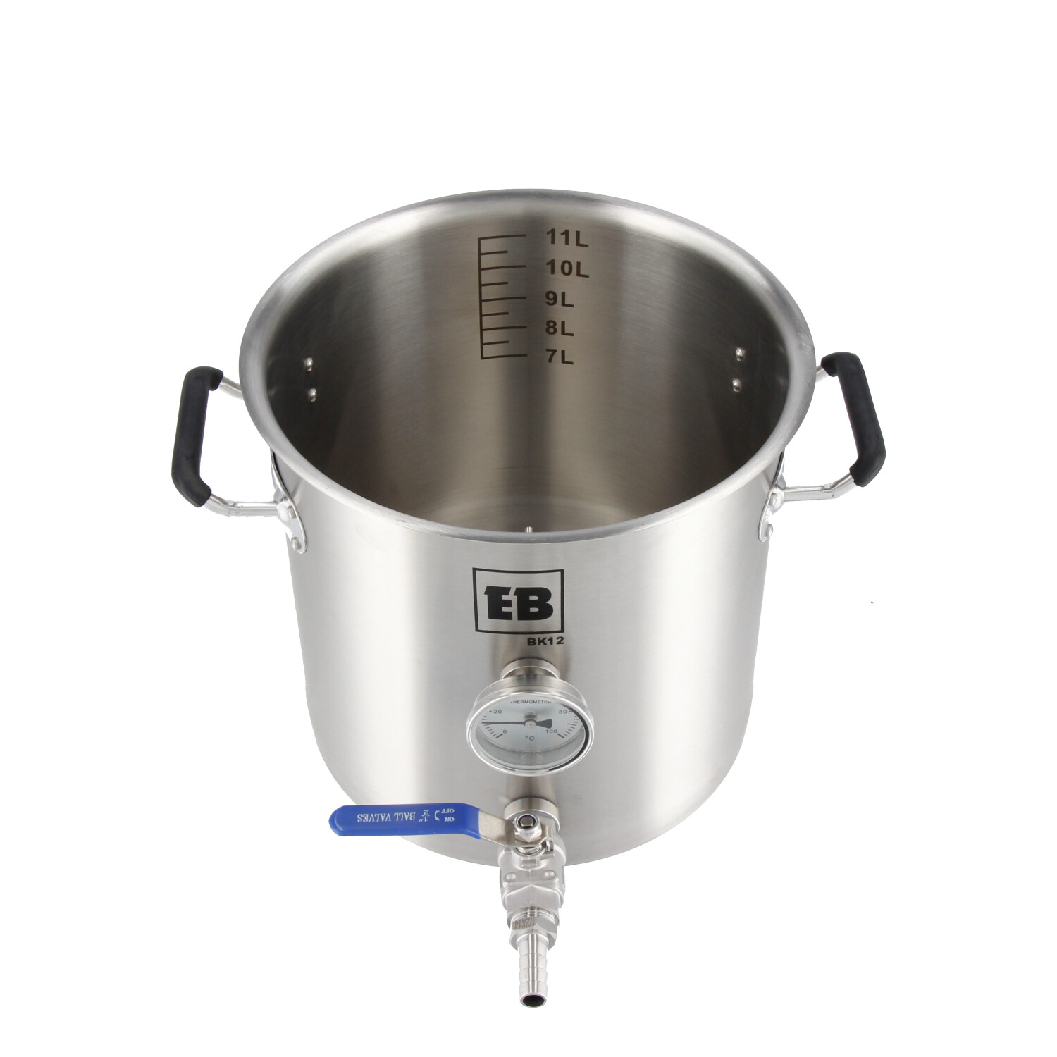 Easybrew Brouwketel 12L met bolkraan