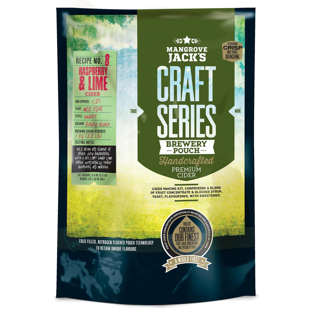 Mangrove Jack's Craft Series Cider Raspberry & Lime (Himbeere & Limette) 2,4 kg