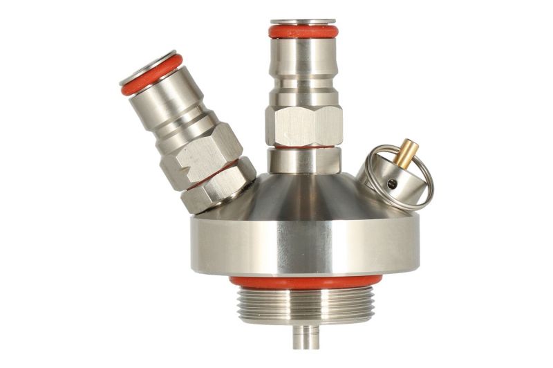 Mini keg tap dispenser - ball lock