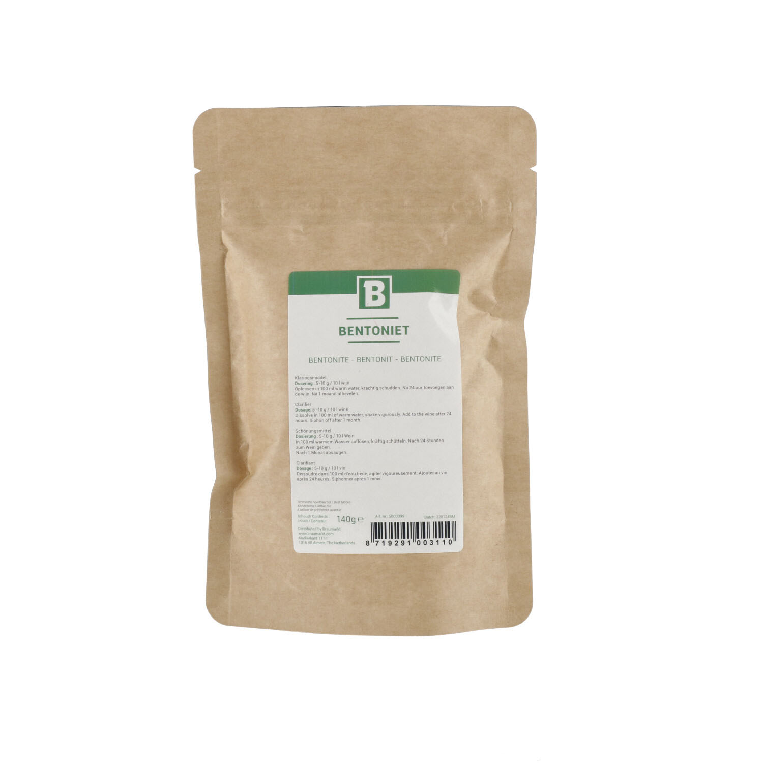 Bentonite Blanche 140 g