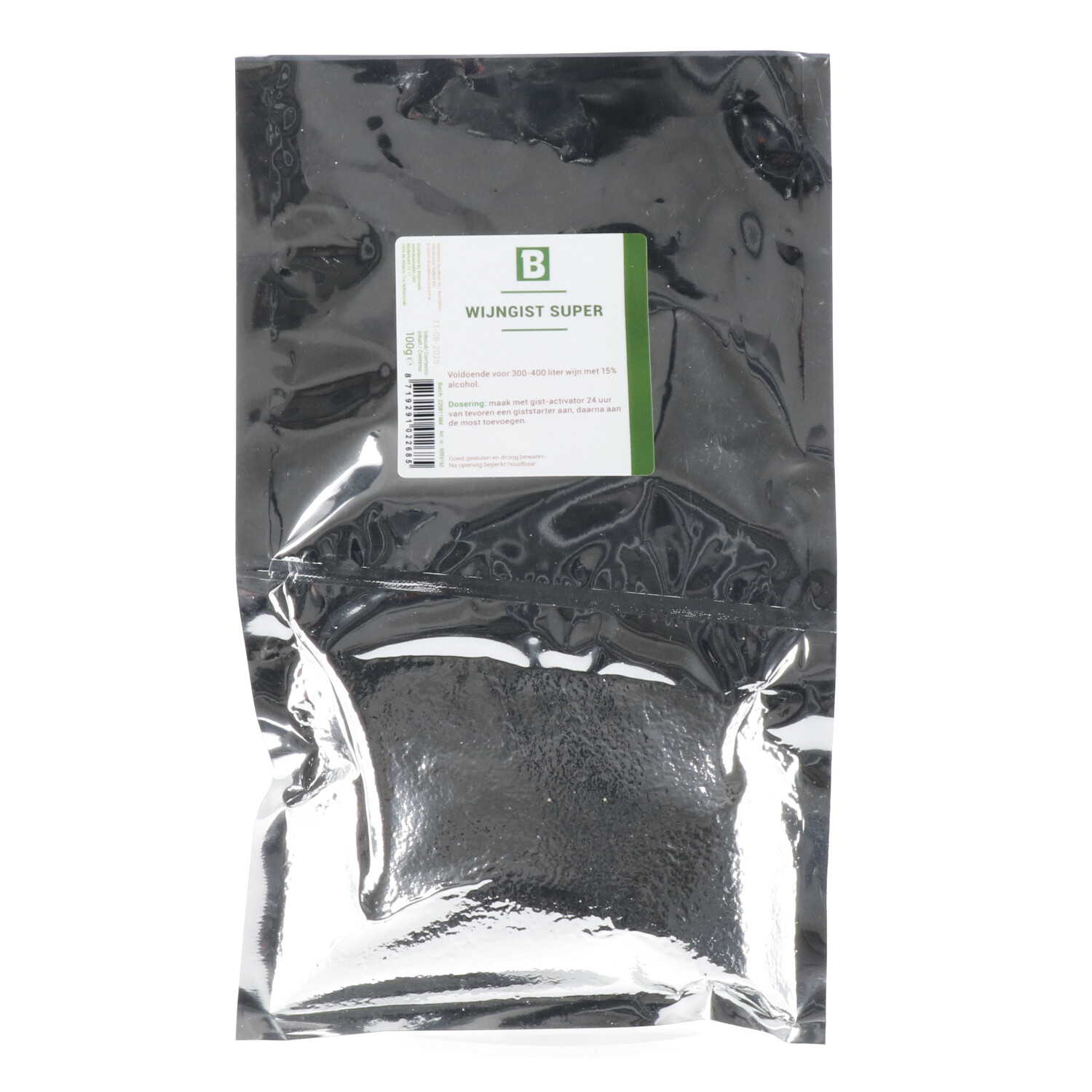 Flacon de levure de vin Super 100 grammes