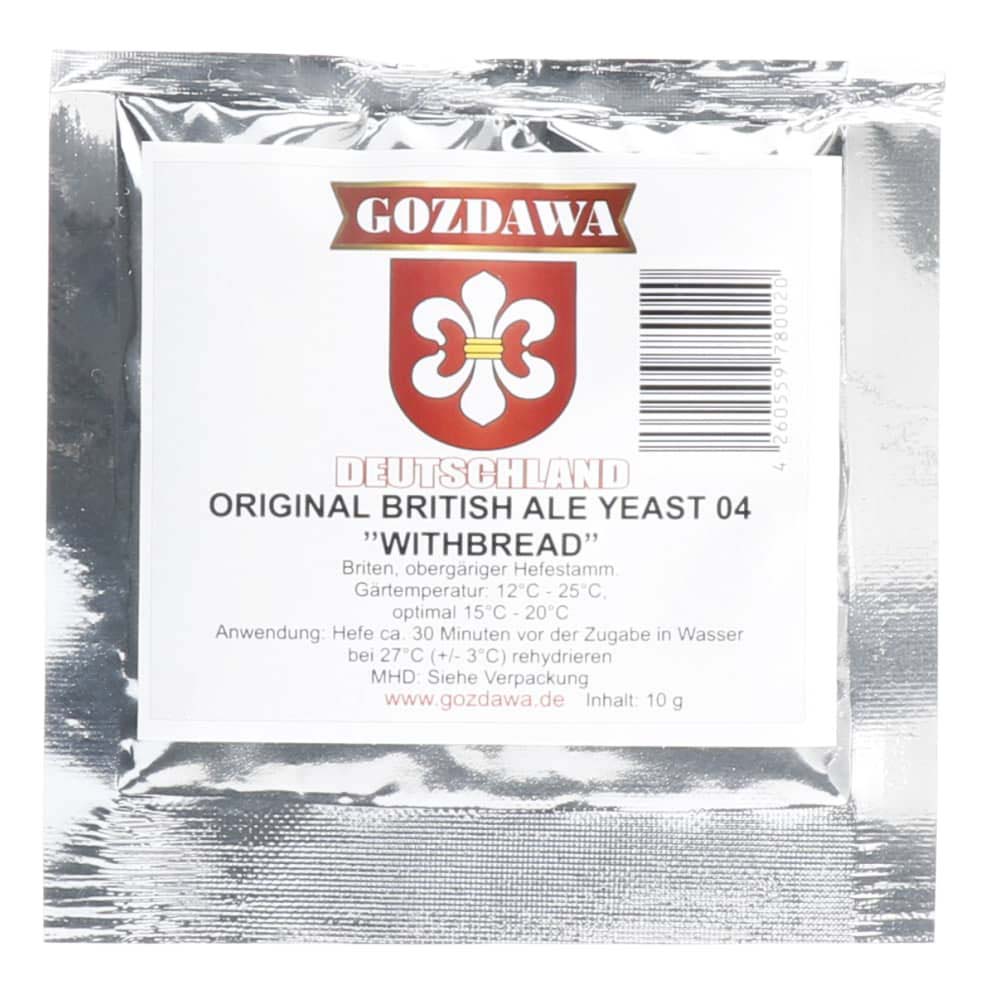 Gozdawa British Ale Yeast 04 "Withbread" 10 g