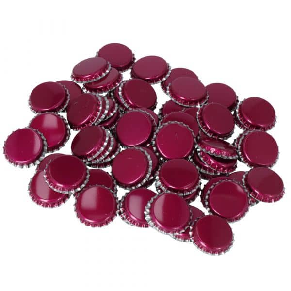Capsules couronnes fuchsia 26 mm 100 pcs