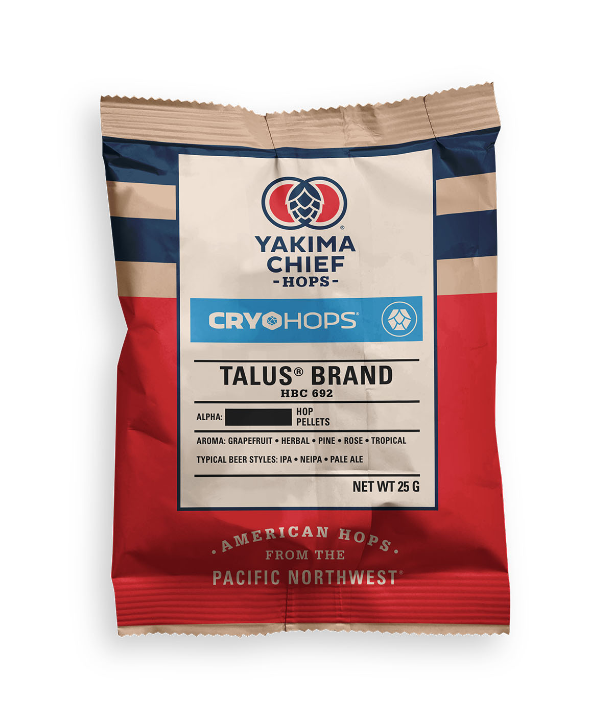 Yakima Chief Hops Talus® Cryo Hopfen 25 g