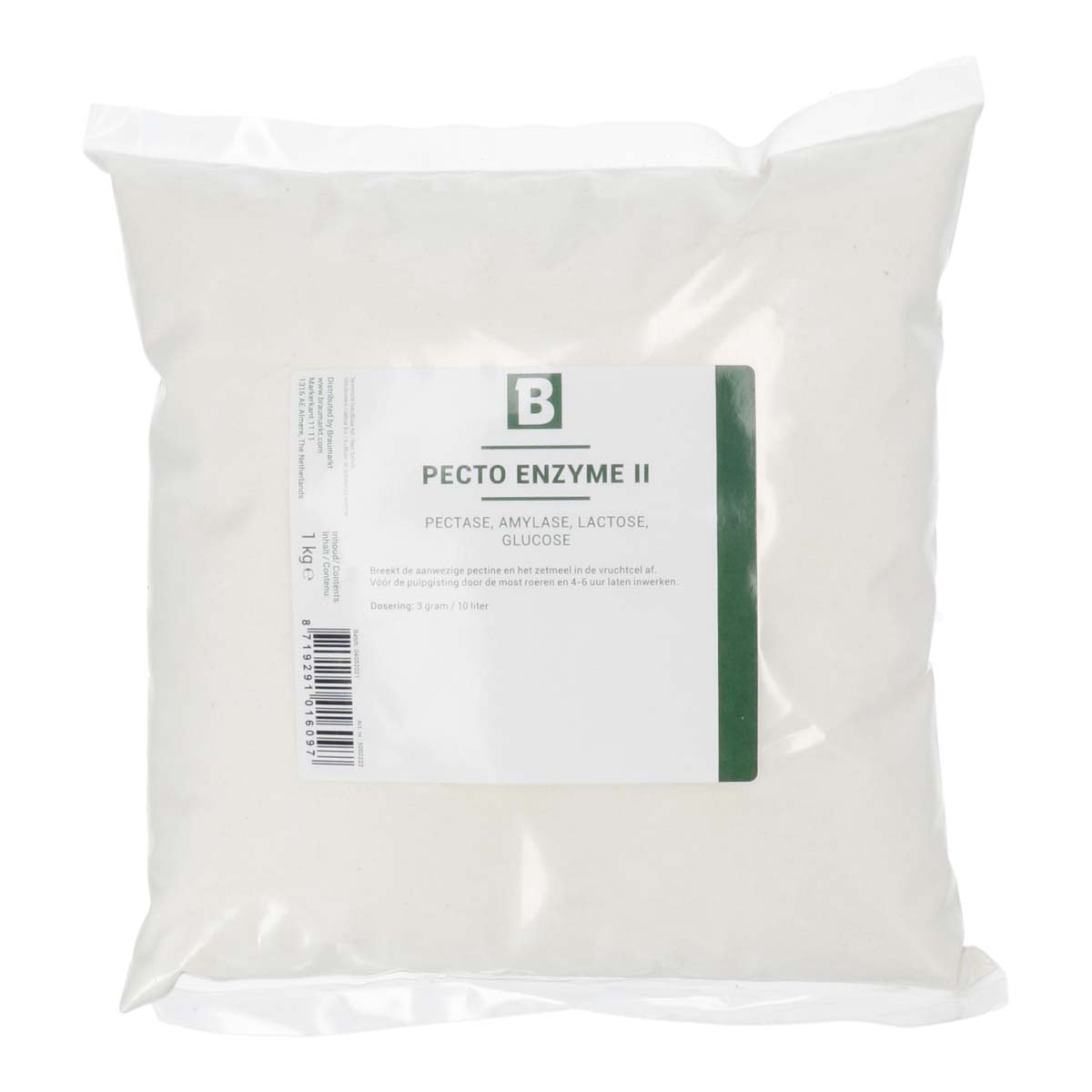 Enzyme Pectolytique II poudre 1 kg