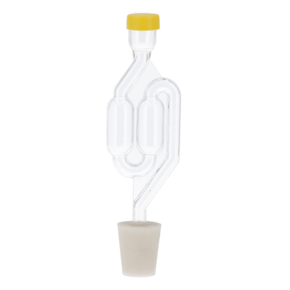 Gistingsfles 5 liter met stop en waterslot
