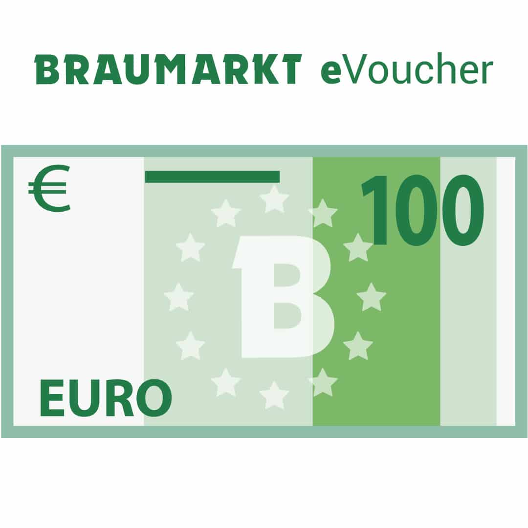 Digitaler Braumarkt Gutschein / eVoucher: 100 Euro