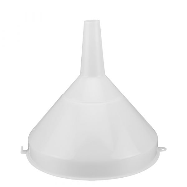 Funnel with Sieve- White Plastic Ø 25 cm