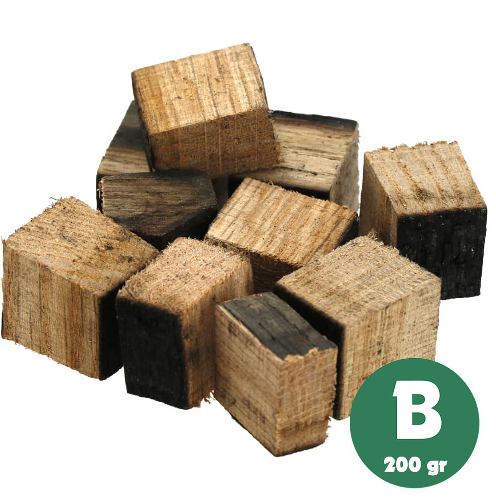 Cubes de bois en chêne Rum 200 g