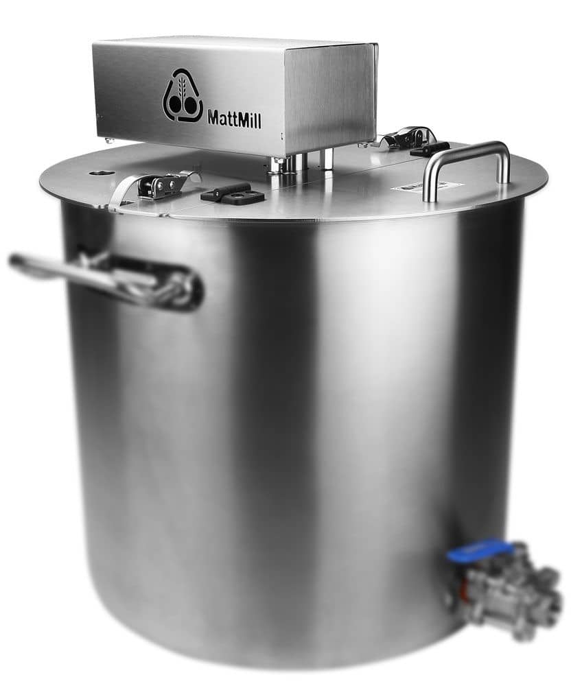 MattMill Mélangeur à maische motorisé pour marmite de brassage 27 litres MattMill Mélangeur à maische motorisé pour marmite de brassage 27 litres