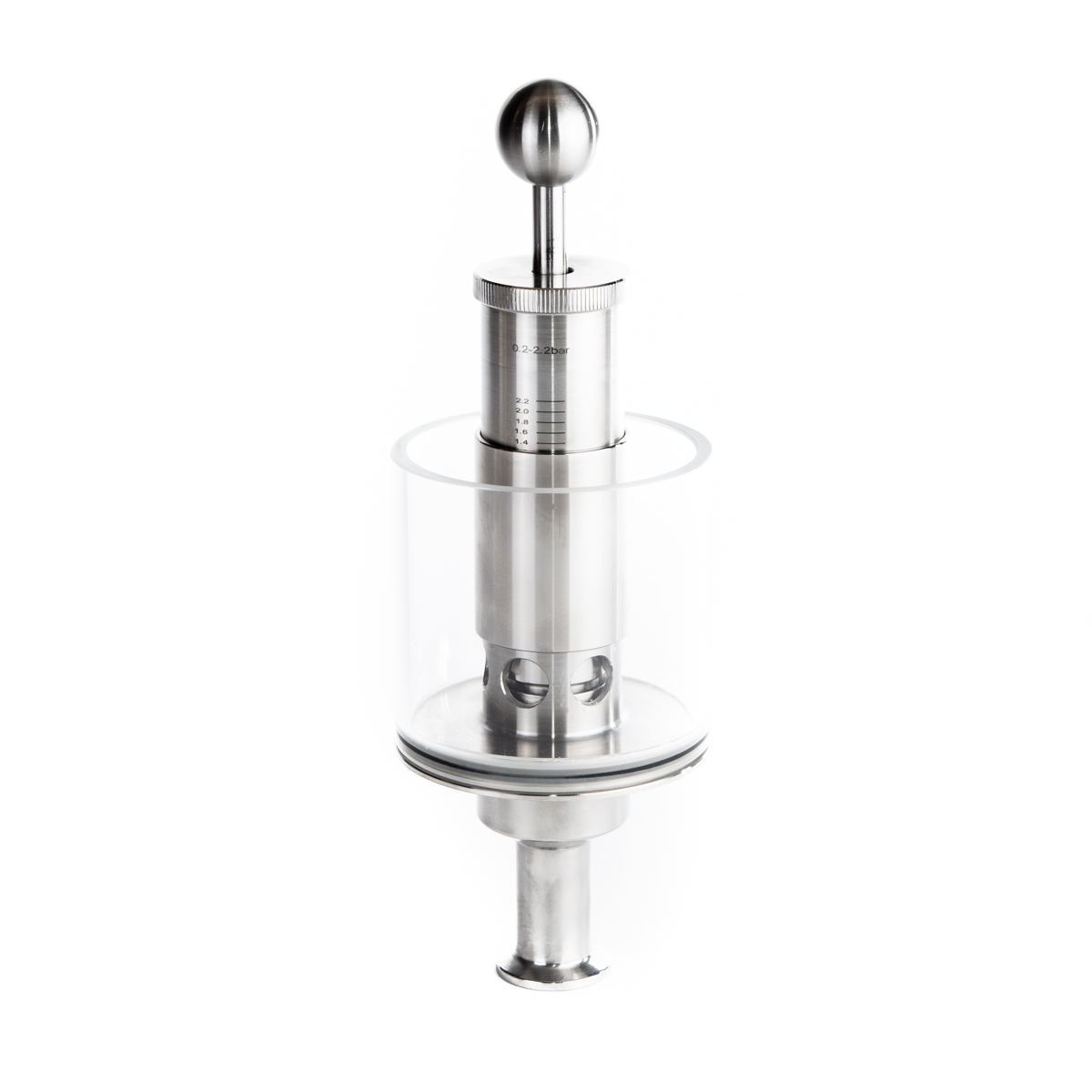 Brewtools Spunding valve 0-2.2 Bar (0-32 PSI), TC34mm