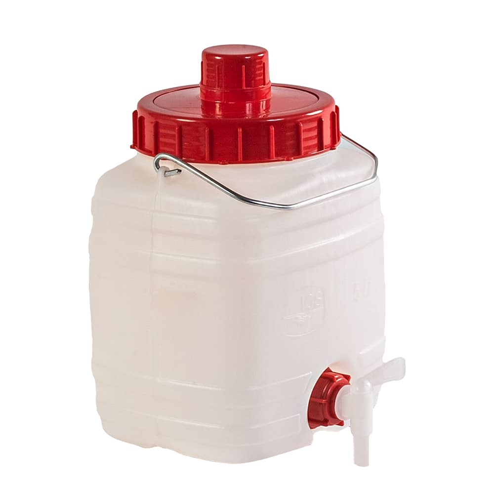 fermenteur plastique rectangulaire 5l