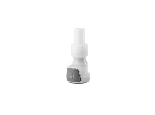 Quick connector, F to 10mm barb (3/8")