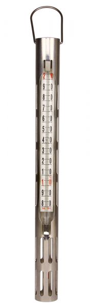 Steen Is reservoir Suikerthermometer in metalen huls +80 - +200 oC - goedkoop kopen - bij  Braumarkt