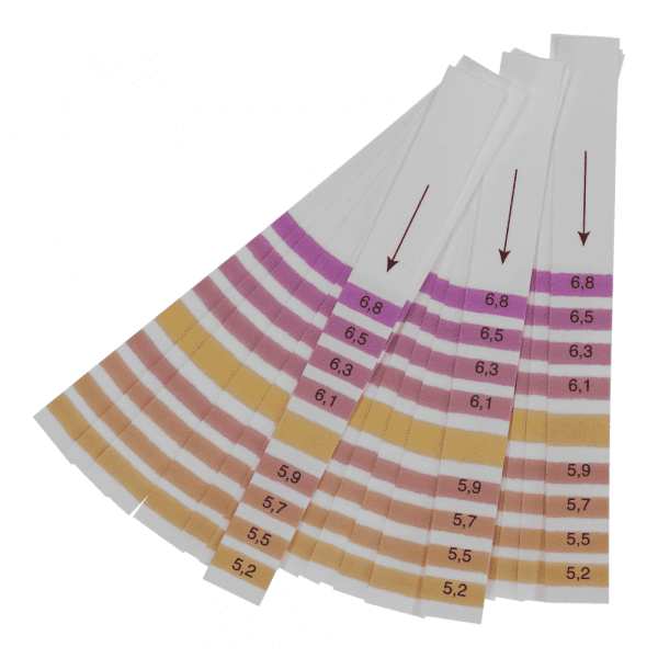 pH-papier 5,2-6,8  20 strips