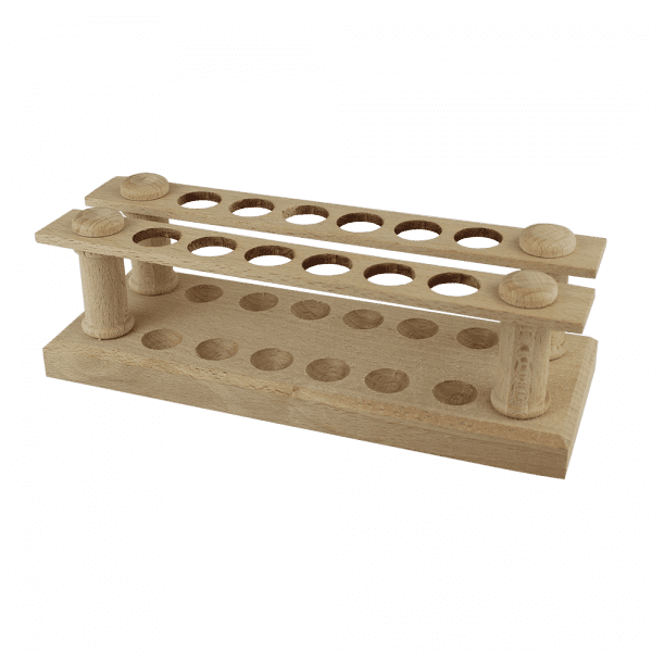 Rekje v. 12 reageerbuisjes 2x6 dubbel Basic