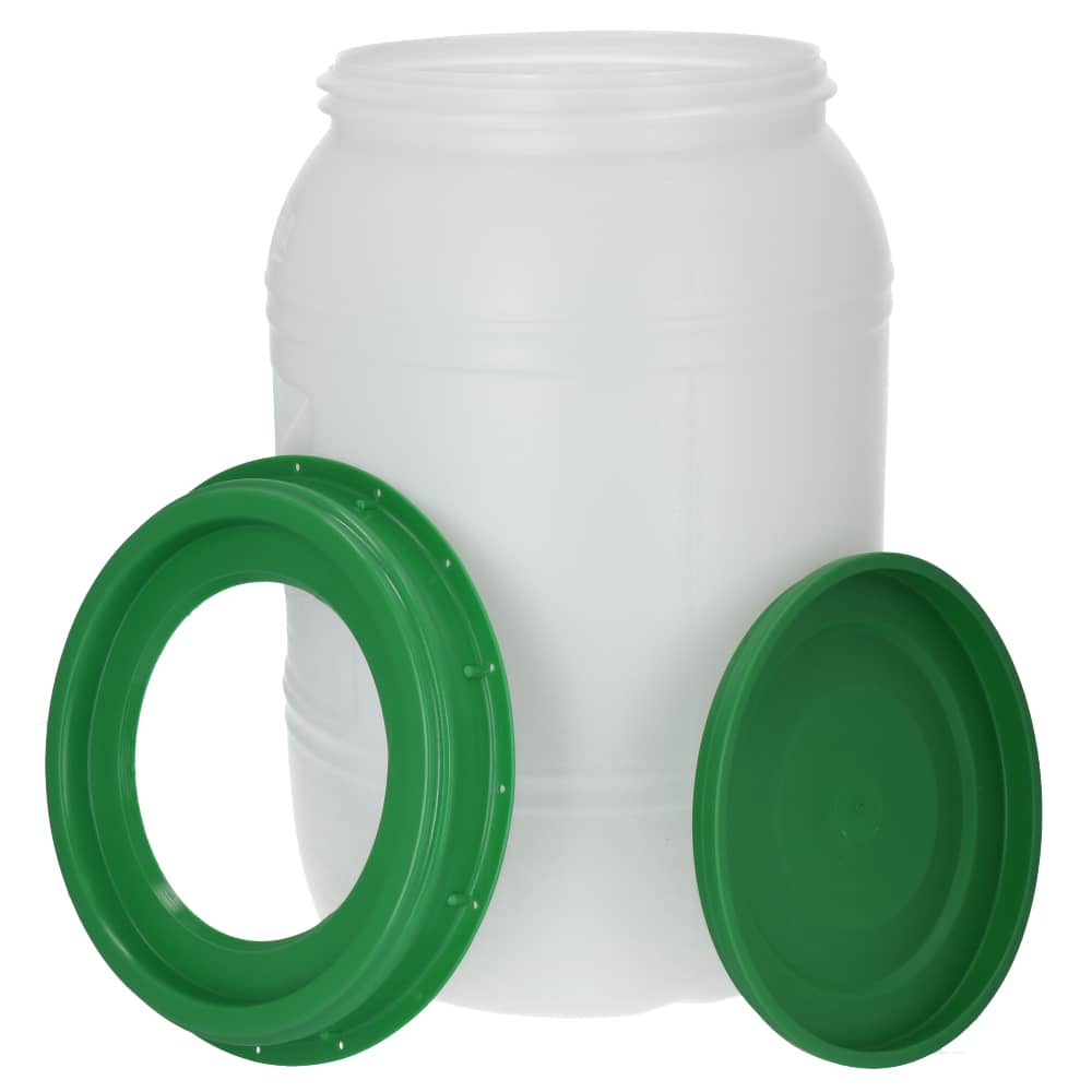 Plastic Barrel 60 litres with Screw Lid (Air-Tight)