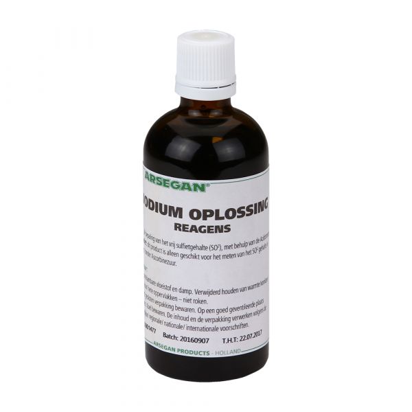 Jodium-reagens v. sulfietbepaling 100 ml