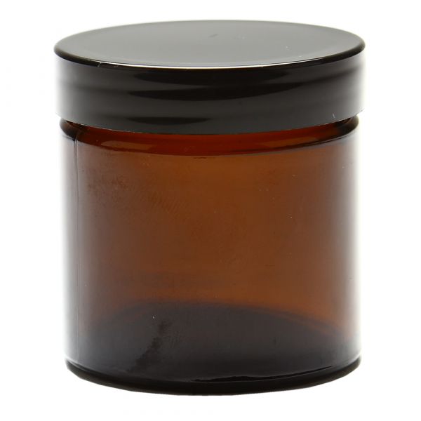 Ointment pot brown glass incl. lid 60 ml