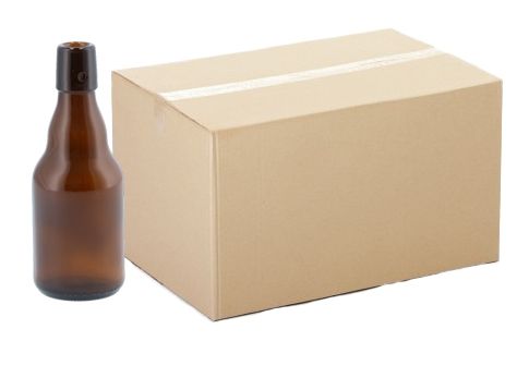 Beer bottle Duvel brown flip-top 0,3 L box 24 pcs