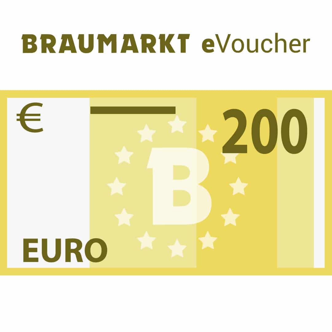 Digitaler Braumarkt Gutschein / eVoucher: 200 Euro