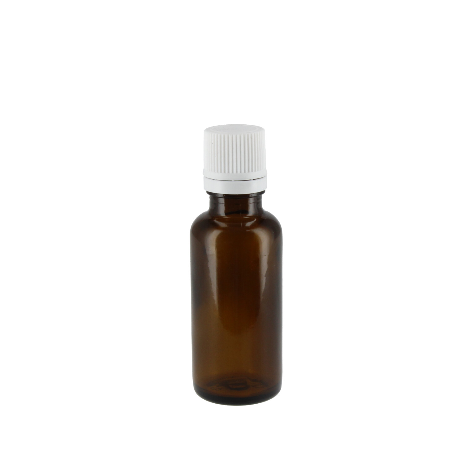 Bouteille compte-gouttes 30 ml, bouchon blanc inclus
