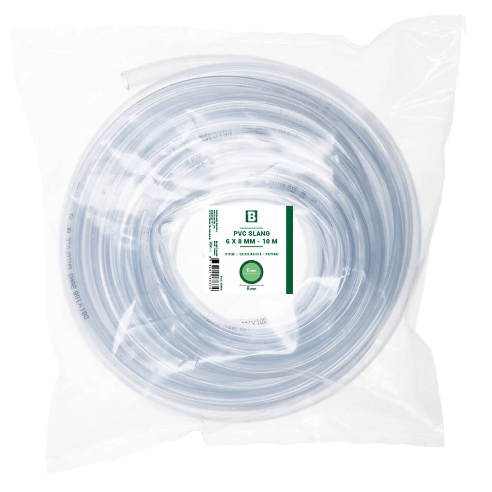 Tuyau PVC 6 x 8 mm 10 mètres