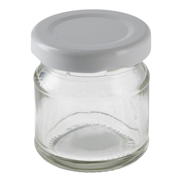 Inmaakglas rond inh. 41 ml tray 35 st
