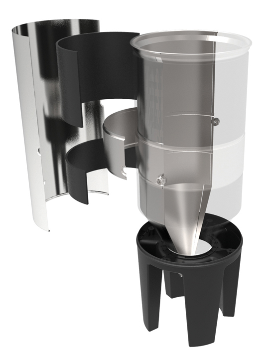 Grainfather conische gisttank 30 liter PRO in set met dubbele kogelkraan en temperatuurregeling