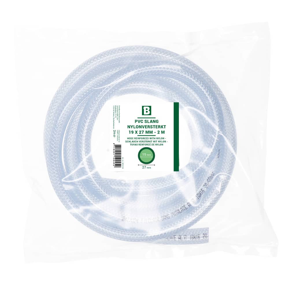 Tuyau PVC renforcé 19 x 27 mm 2 mètres