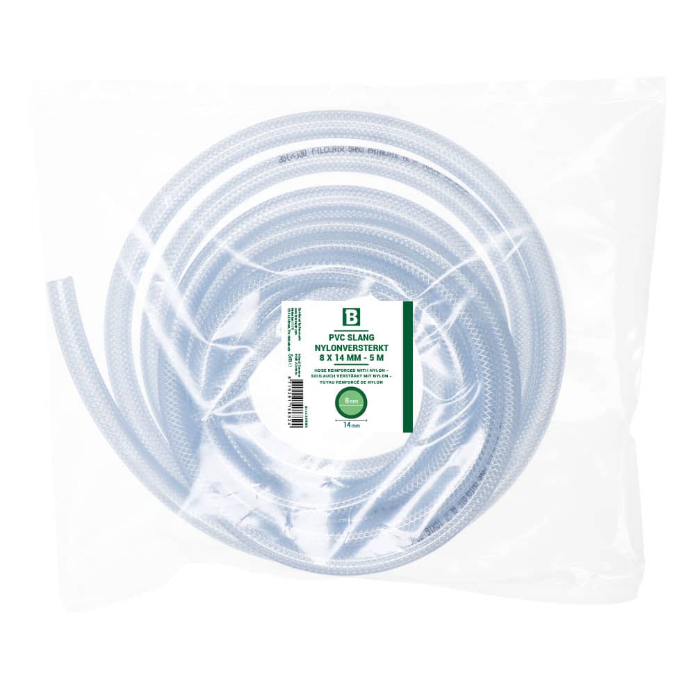 Tuyau PVC renforcé  8 x 14 mm 5 mètres