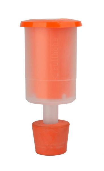 Barboteur cylindrique avec bouchon caoutchouc SPEIDEL