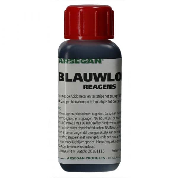 Blaues Laugenreagenz 100 ml Nachfüllung MHD 22.06.2025