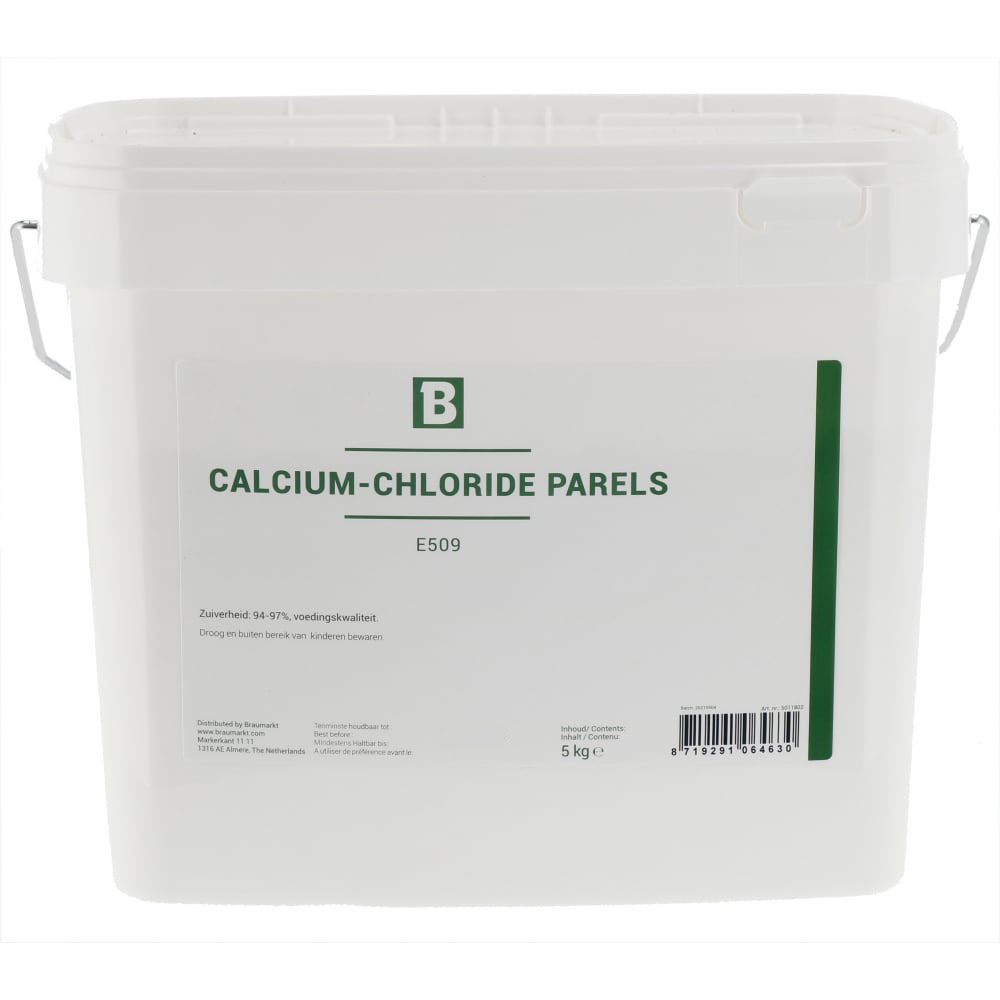 Perles de chlorure de calcium E509 94-97% Pure 5 kg