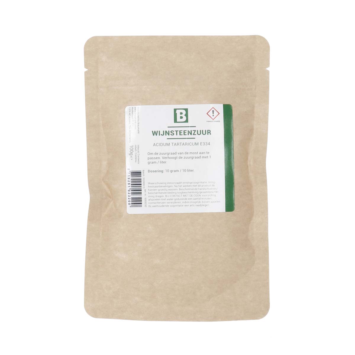 Acide tartrique (E334) 100 g