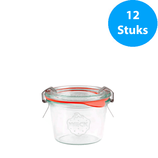 Weck 080 mini glass 80 ml 12 pieces