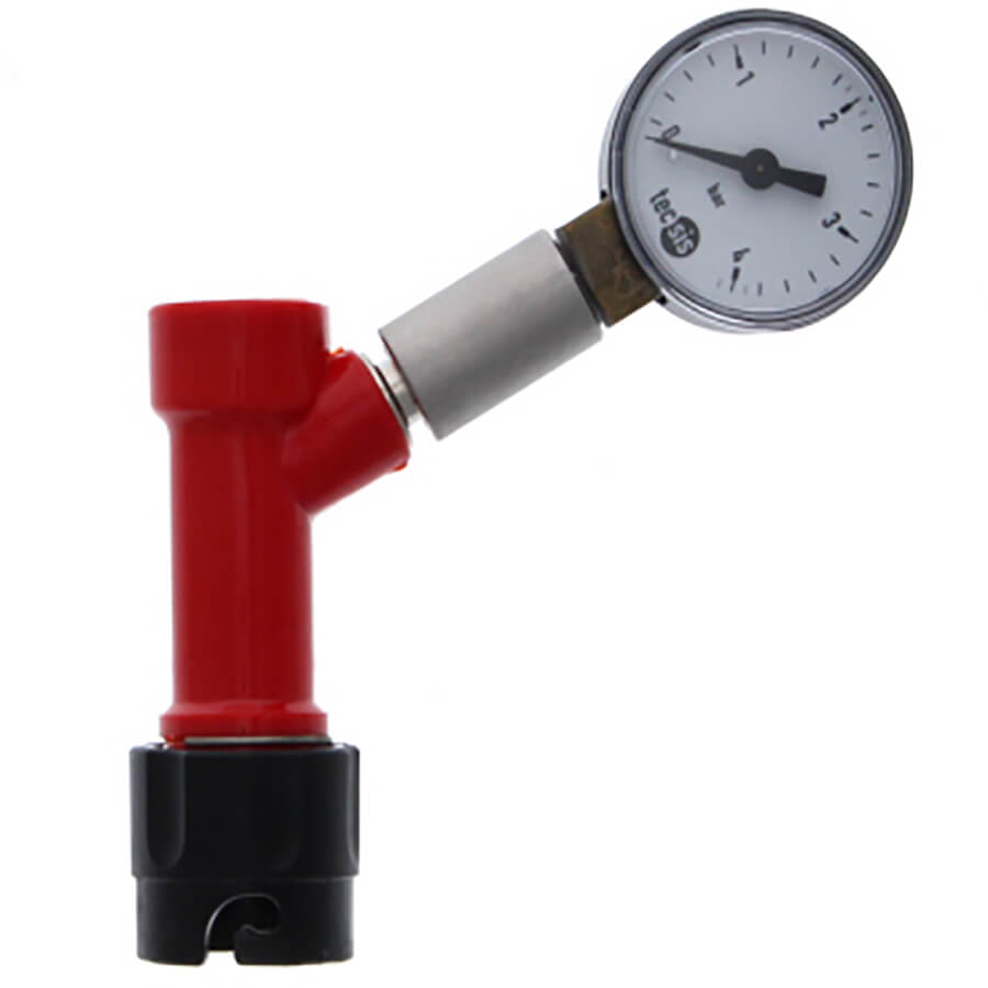 CO2 manometer for NC and CC-koppelingen (7/16')