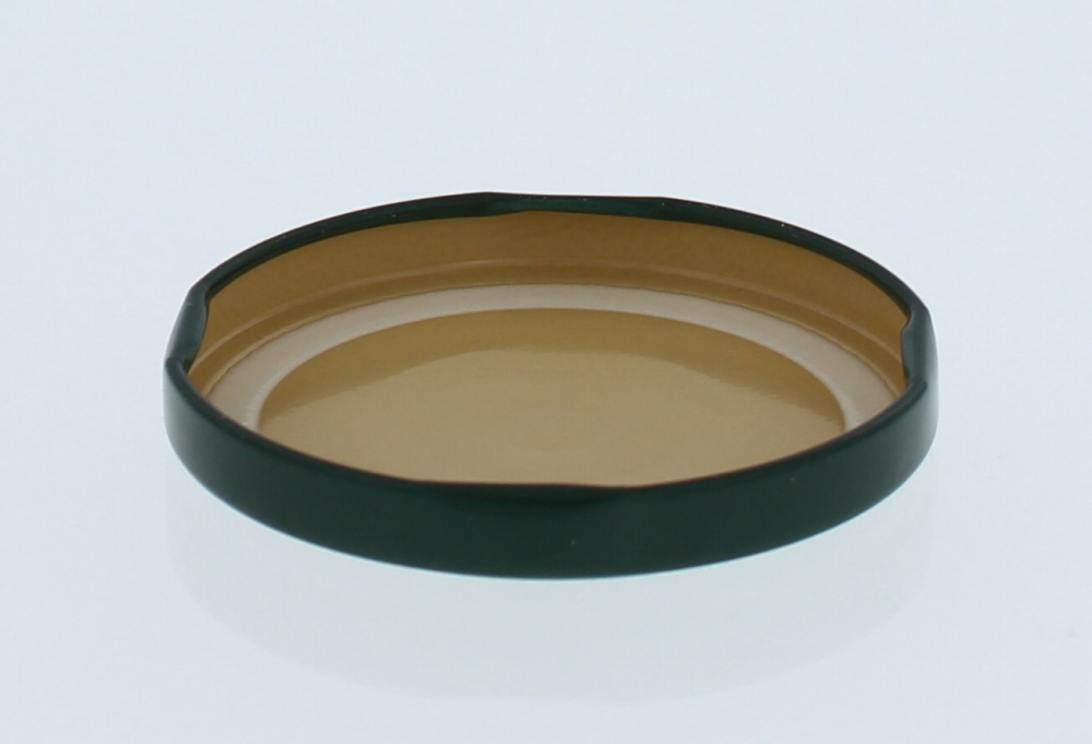 Schroefdop TO 63 - Groen met Knop - 10 Stuks