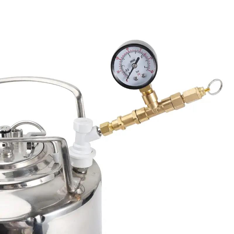 Pressure relief Valve met Ball-lock Connector (0-4 Bar)