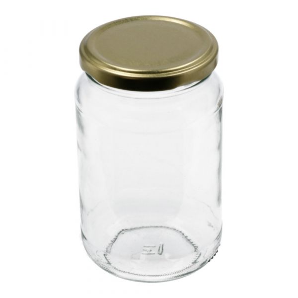 Inmaakglas rond inh. 375 ml tray 30 stuks