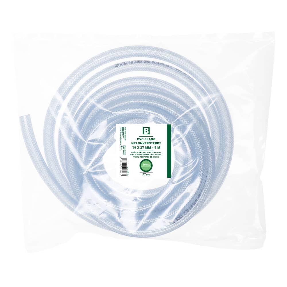 Tuyau PVC renforcé 19 x 27 mm 5 mètres