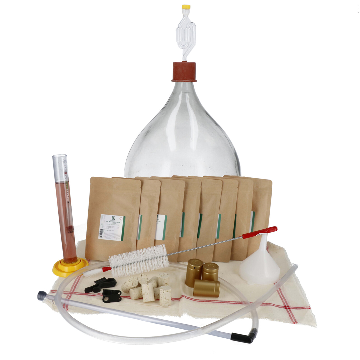 Starters Kit Wine Making LUXE - Including 10 Litres Fermentation Bottle
