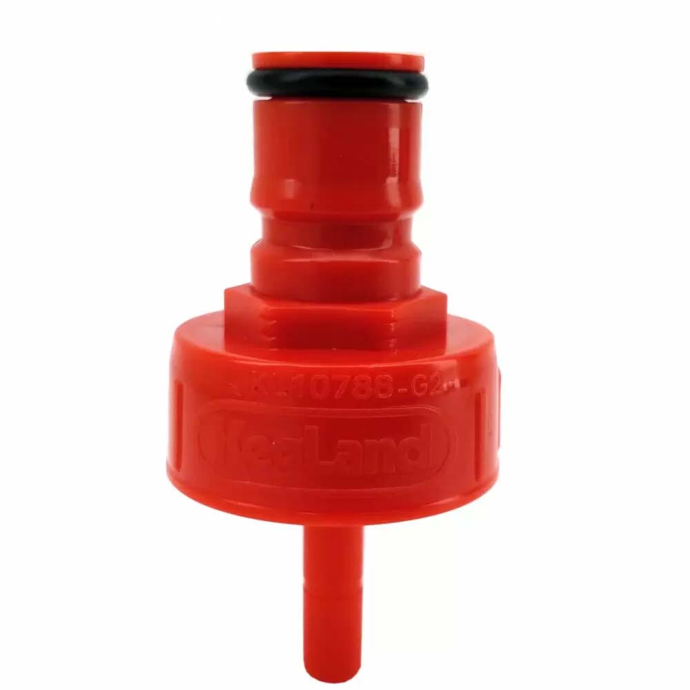 Liquid/Gas Post Plastic Carbonation Cap (red)